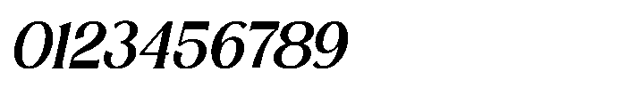 Riuka Slant Italic Font OTHER CHARS