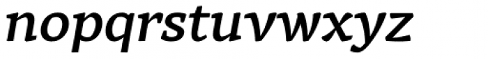 Rival Medium Italic Font LOWERCASE