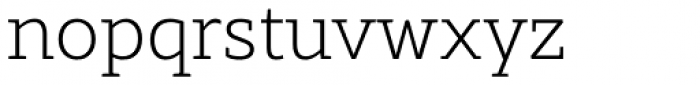 Rival Slab Extra Light Font LOWERCASE