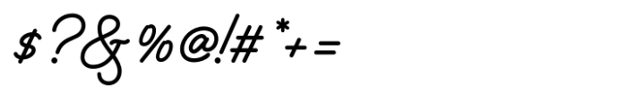 Rivaldy Monoline Script Pro Font OTHER CHARS