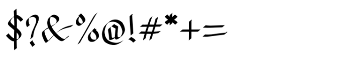 Rive Gothic Font OTHER CHARS