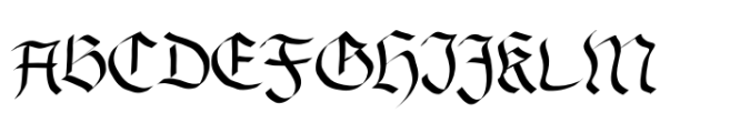 Rive Gothic Font UPPERCASE