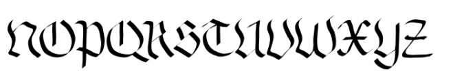 Rive Gothic Font UPPERCASE