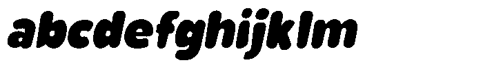 Rivel Black Round Italic FONT
