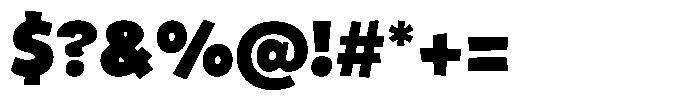 Rivel Black Font OTHER CHARS