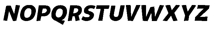 Rivel Bold Italic Font UPPERCASE