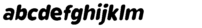 Rivel Bold Round Italic FONT
