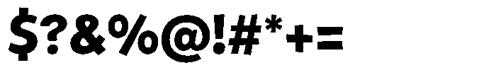 Rivel Bold Font OTHER CHARS