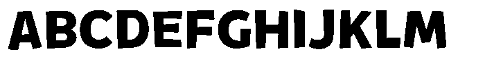 Rivel Bold Font UPPERCASE