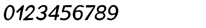 Rivel Regular Italic Font OTHER CHARS