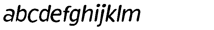 Rivel Regular Round Italic FONT