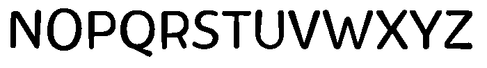 Rivel Regular Round Font UPPERCASE