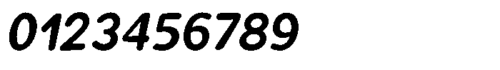 Rivel Semibold Round Italic Font OTHER CHARS