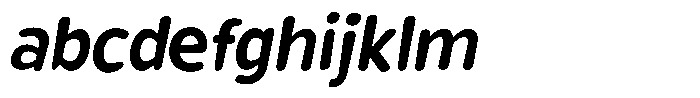 Rivel Semibold Round Italic FONT