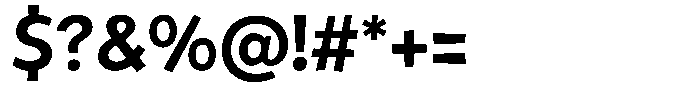 Rivel Semibold Font OTHER CHARS