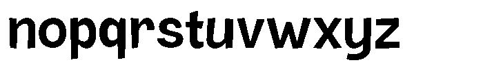 Rivel Semibold Font LOWERCASE