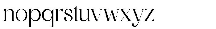 Rivella Font LOWERCASE