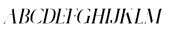 Rivelle Regular Italic Font UPPERCASE