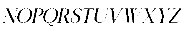 Rivelle Regular Italic Font UPPERCASE