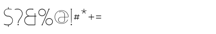 Rivenberg Extra Light Font OTHER CHARS