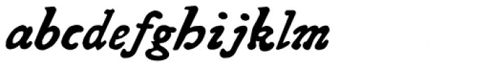 River Liffey Bold Italic Font LOWERCASE