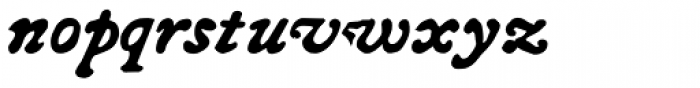 River Liffey Bold Italic Font LOWERCASE