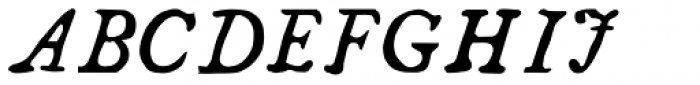 River Liffey Italic Font UPPERCASE