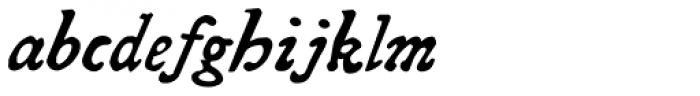 River Liffey Italic Font LOWERCASE