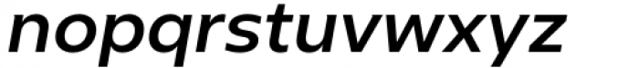 Riveta Medium Italic Font LOWERCASE