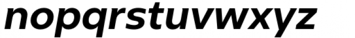 Riveta Semibold Italic Font LOWERCASE