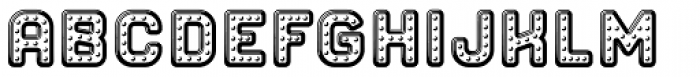 Rivets Complete Font LOWERCASE