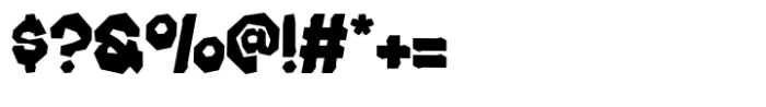 Rivetted Font OTHER CHARS
