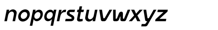 Rivuga Italic Font LOWERCASE
