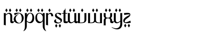 Riyad Malik Font LOWERCASE