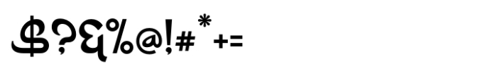 Riyadh Font OTHER CHARS