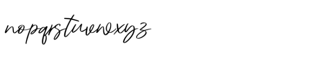 Riyoda Signature Font LOWERCASE