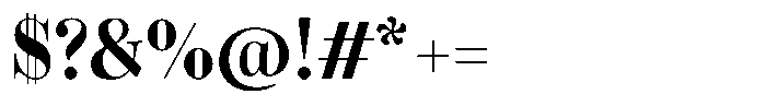 Rizz Bold Font OTHER CHARS