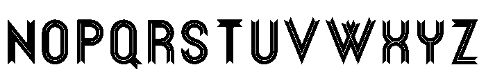 Ribbon Font LOWERCASE