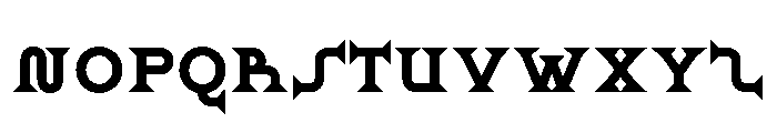Ridder ExtraBold Font UPPERCASE