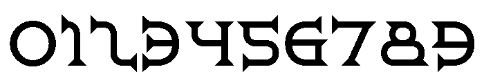 Ridder Medium Font OTHER CHARS