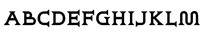 Ridder SemiBold Font UPPERCASE