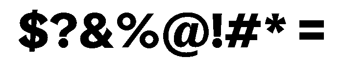 Riegla Black Font OTHER CHARS