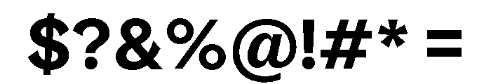 Riegla Bold Font OTHER CHARS