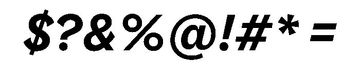 Riegla BoldItalic Font OTHER CHARS