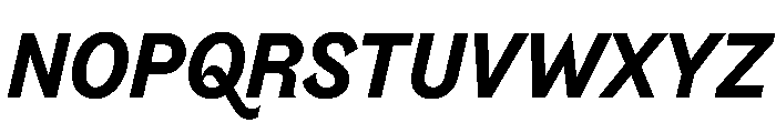 Riegla BoldItalic Font UPPERCASE