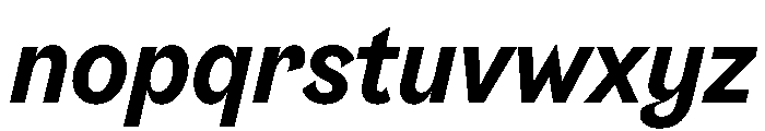 Riegla BoldItalic Font LOWERCASE