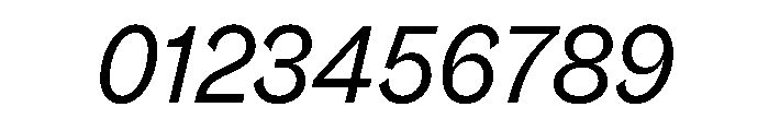 Riegla Italic Font OTHER CHARS