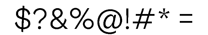 Riegla Light Font OTHER CHARS