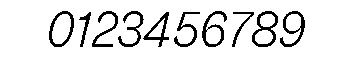 Riegla LightItalic Font OTHER CHARS