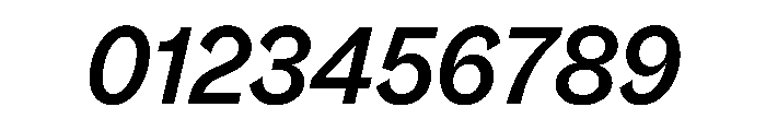 Riegla MediumItalic Font OTHER CHARS